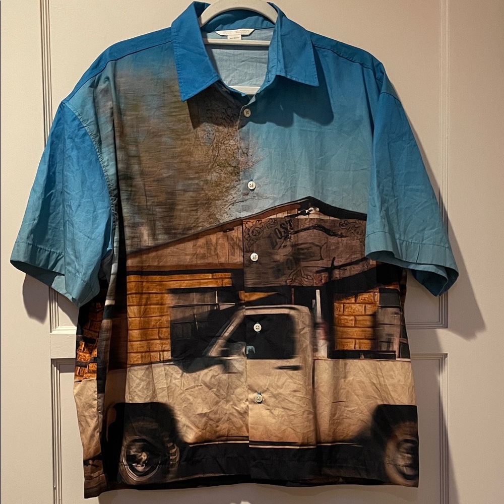 ZARA Ben Weller Graphic Truck Men's Shirt